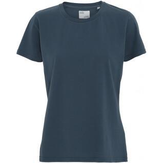 Camiseta feminina Colorful Standard Light Organic petrol blue