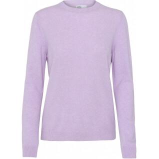 Salta de lã de mulher com pescoço redondo Colorful Standard light merino soft lavender