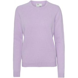 Salta de lã de mulher com pescoço redondo Colorful Standard Classic Merino soft lavender
