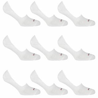 Conjunto de 9 pares de meias invisíveis modelo 1278 para mulheres Fila