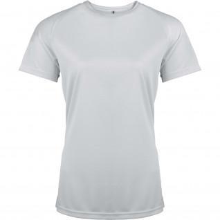 T-Shirt mulher manga curta Proact Sport branco