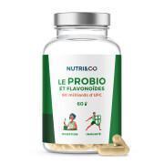 60 cápsulas de probióticos e prebióticos Nutri&Co