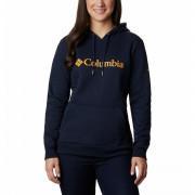 Camisola com capuz feminino Columbia Logo