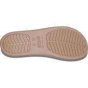 Sandálias femininas Crocs brooklyn low wedge