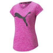 Camiseta feminina Puma Train Favorite Heather Cat