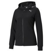 Camisola de zíper completo para mulheres Puma Modern Sports