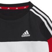 Conjunto legging et sweatshirt bébé adidas Tiberio 3-Stripes Colorblock