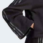 Camisola de lã com capuz para mulher adidas Floral Graphic 3-Stripes