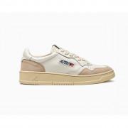 Formadoras de mulheres Autry Medalist LS20 Leather/Suede White