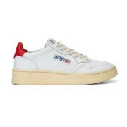 Formadoras de mulheres Autry Medalist LL21 Leather White/Red