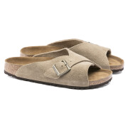 Sandálias femininas Birkenstock Arosa Soft Footbed Suede Leather