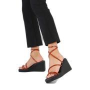 Sandálias de cintura de tornozelo feminino Bronx New-Wanda