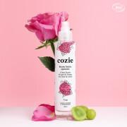 Névoa fresca calmante com água floral de rosas e água de uvas Cozie 100ml