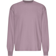 T-shirt de manga comprida de tamanho grande Colorful Standard Organic Pearly Purple