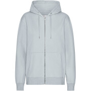 Sweatshirt com capuz e fecho de correr Colorful Standard Classic Organic Cloudy Grey
