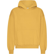 Sweatshirt com capuz de grandes dimensões Colorful Standard Organic Burned Yellow