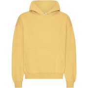 Sweatshirt com capuz de grandes dimensões Colorful Standard Organic Lemon Yellow