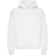 Sweatshirt com capuz de grandes dimensões Colorful Standard Organic Optical White
