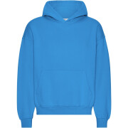 Sweatshirt com capuz de grandes dimensões Colorful Standard Organic Pacific Blue