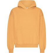 Sweatshirt com capuz de grandes dimensões Colorful Standard Organic Sandstone Orange
