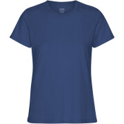 T-shirt de mulher Colorful Standard Light Organic Marine Blue
