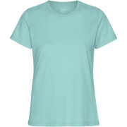 T-shirt de mulher Colorful Standard Light Organic Teal Blue