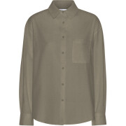 Camisa oversize para mulher Colorful Standard Organic Dusty Olive