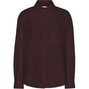 Camisa oversize para mulher Colorful Standard Organic Oxblood Red