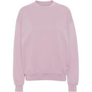 Sweatshirt pescoço redondo Colorful Standard Organic oversized faded pink