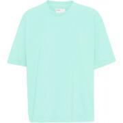 Camiseta feminina Colorful Standard Organic oversized light aqua