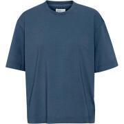 Camiseta feminina Colorful Standard Organic oversized petrol blue