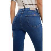 Jeans flare mulher longa Desigual