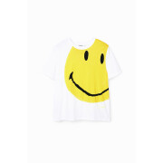 T-shirt de mulher Desigual Smiley