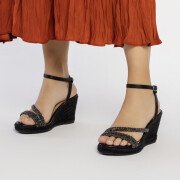 Sandálias de cunha feminina Gioseppo Menfi