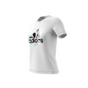 T-shirt mulher adidas Floral Graphic