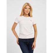 T-shirt de pescoço redondo feminino Guess Mini Triangle