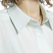 Camisa de manga comprida feminina Reebok Classics Button-Up