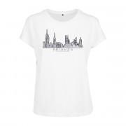 Camiseta feminina Urban Classics friends skyline box