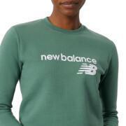 Camisola redonda de pescoço feminino New Balance Classic Core