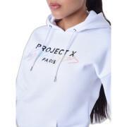Sweatshirt com capuz bordada para mulher Project X Paris