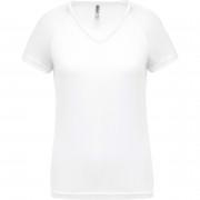 T-Shirt mulher Pescoço em V Proact Sport branco