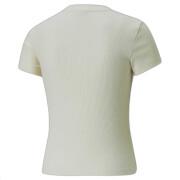 T-shirt slim-fit de mulher Puma Classics Ribbed