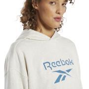 Camisola com capuz de lã feminina Reebok Archive Classics Big Logo
