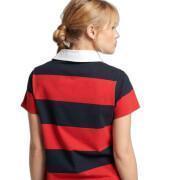 Camisa pólo listrada para mulheres Superdry Vintage Rugby