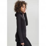 Camisola com capuz para mulher urban Classic polar fleece zip