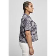 Camisa de mulher Urban Classics viscose tie dye resort (Grandes tailles)