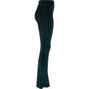 Pernas femininas de cintura alta Urban Classics velvet boot (GT)
