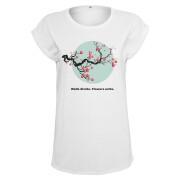 T-shirt de mulher Urban Classics Flowers Unite