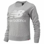 Camisola feminina New Balance essentials crew fleece
